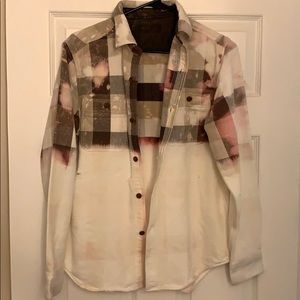 Ombré Distressed Flannel